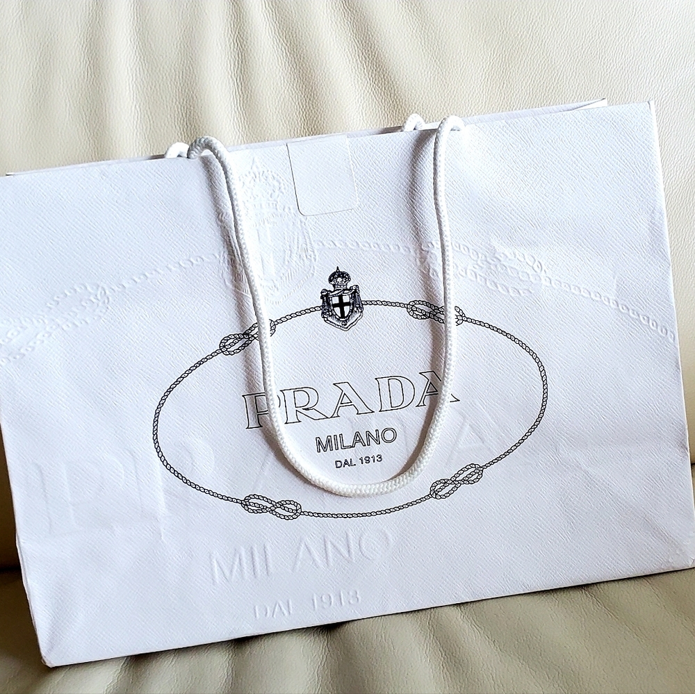 Prada  paper bag